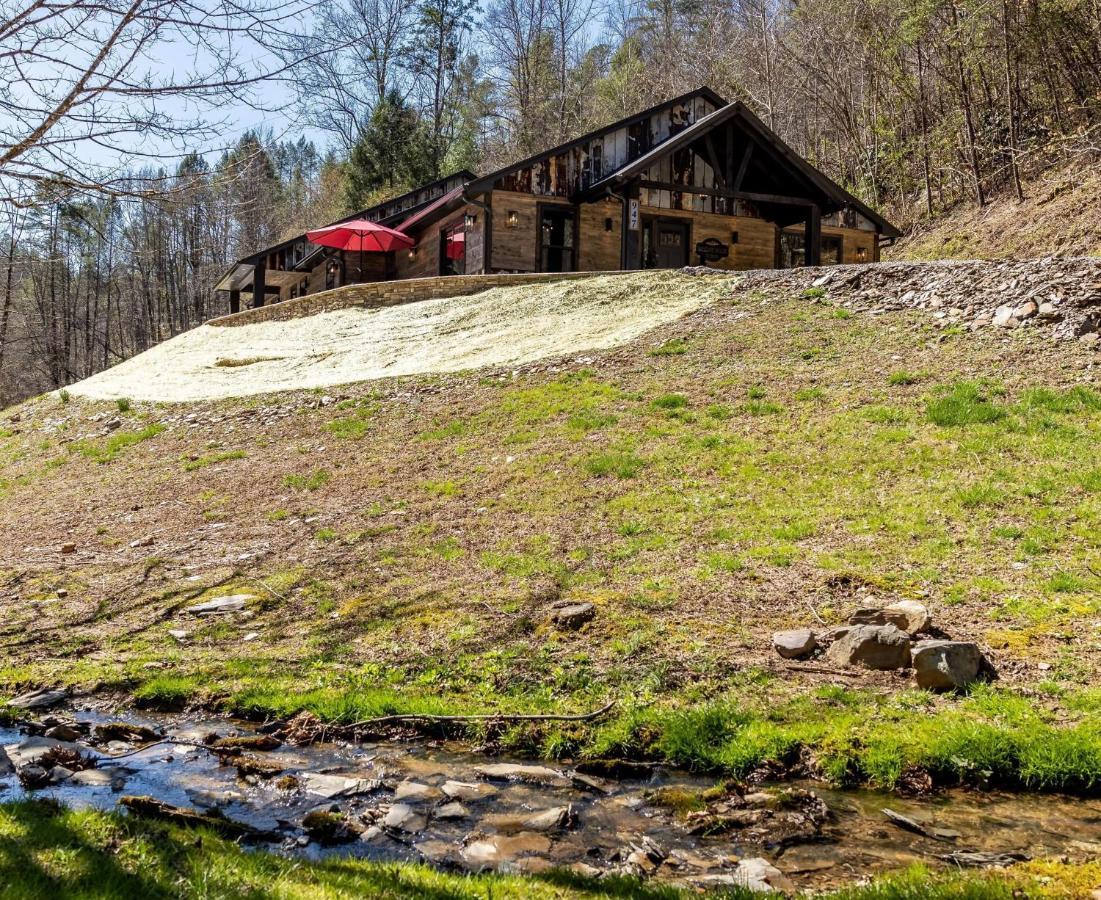 New Rustic Luxe Cabin Billiards Spa Near Gsmnp Таунсенд Екстериор снимка